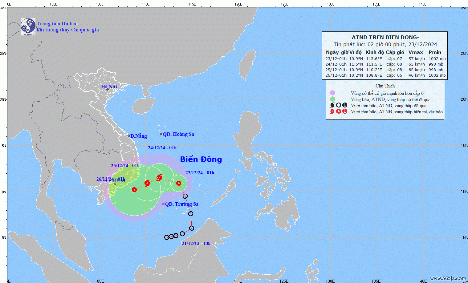 Bao vao TP.HCM anh 1